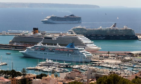 About 500 giant cruise ships dock in Palma each year, disgorging 2 million passengers.