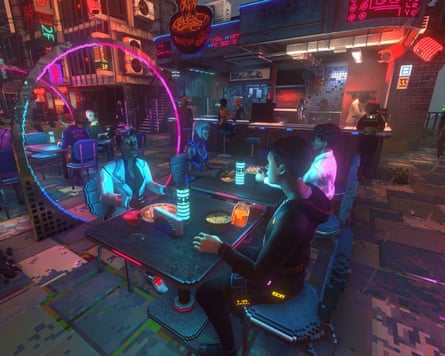 Scene from the game Nivalis Nights.
