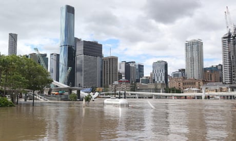 Brisbane’s Southbank flooded