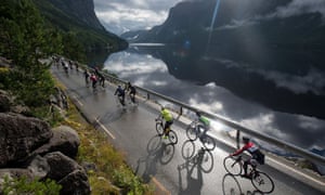 The Maserati Haute Route Norway brings stunning, constantly changing view and unpredictable weather.