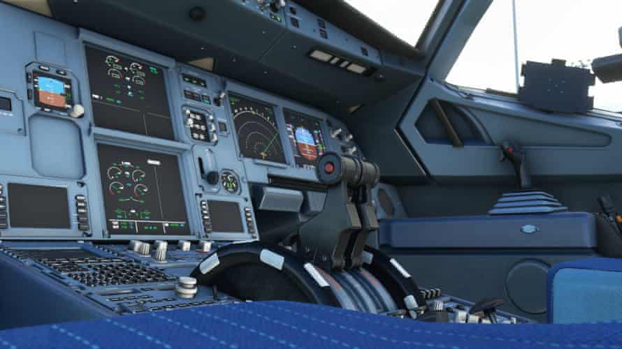 What does this button do? … Microsoft Flight Simulator.