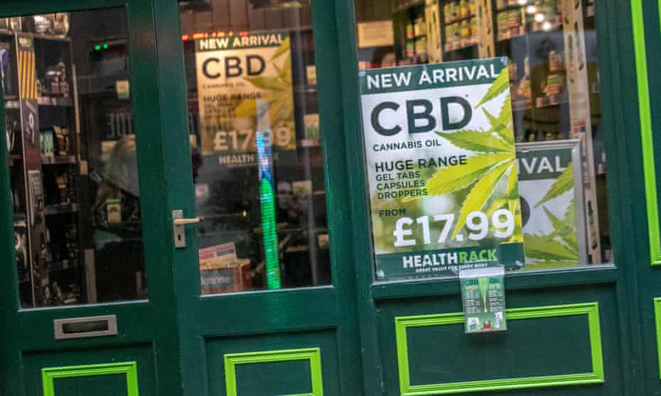 Shop selling CBD products