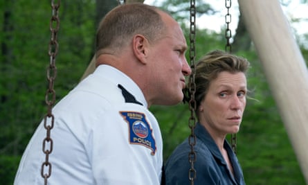 With Woody Harrelson in Three Billboards.