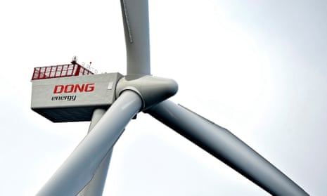A Dong Energy wind turbine