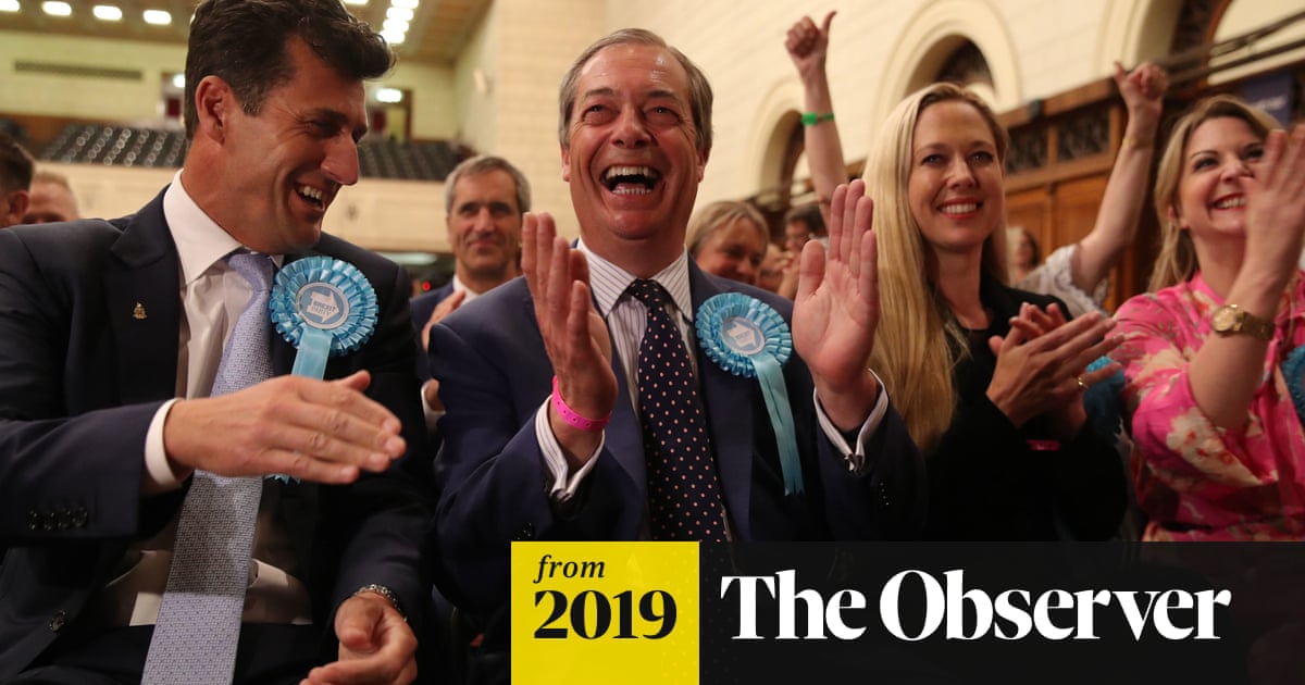 Brexit party tops Westminster election poll for first time