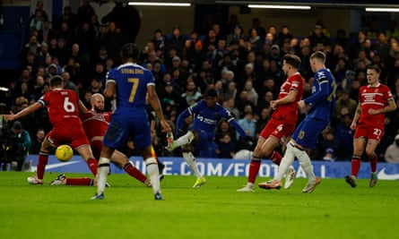 Noni Madueke scores a sixth goal for Chelsea