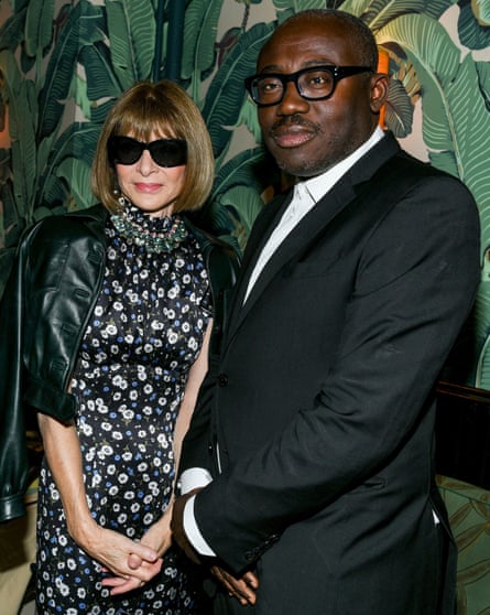 Anna Wintour and Edward Enninful at the Tom Ford and CFD Dinner, New York Fashion Week, USA - 06 Sep 2019