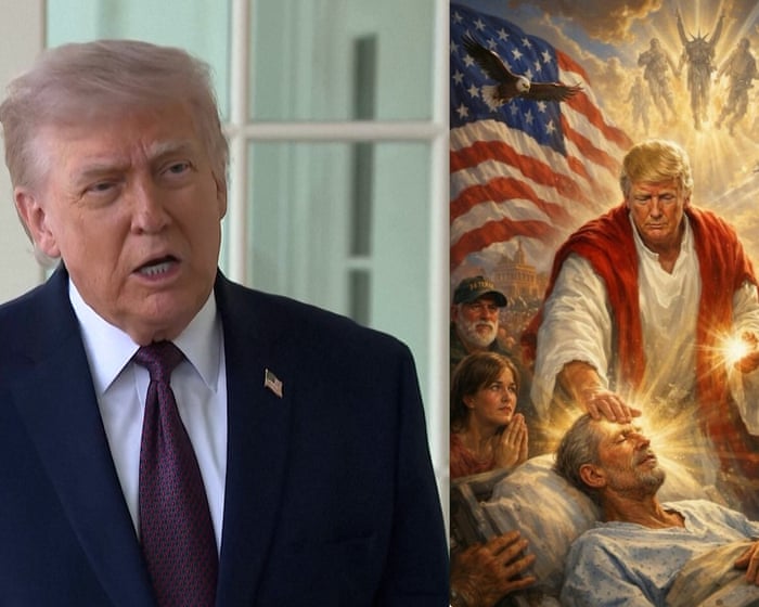 'I make people a lot better': Trump says controversial AI image portrayed him as a doctor – video