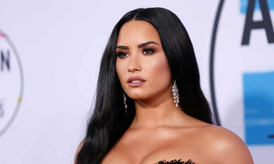 Demi Lovato at the 2017 American Music Awards in Los Angeles.