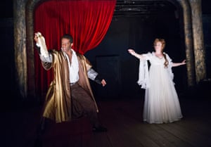Adrian Lester and Charlotte Lucas in Red Velvet at the Garrick. London, in 2016.