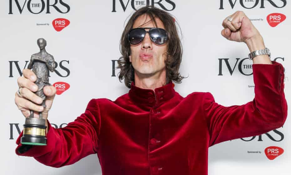 Richard Ashcroft at the Ivor Novello awards, where he won outstanding contribution to British music.