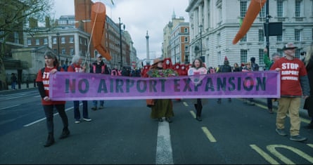 A still from the Guardian documentary Guilt Trip.