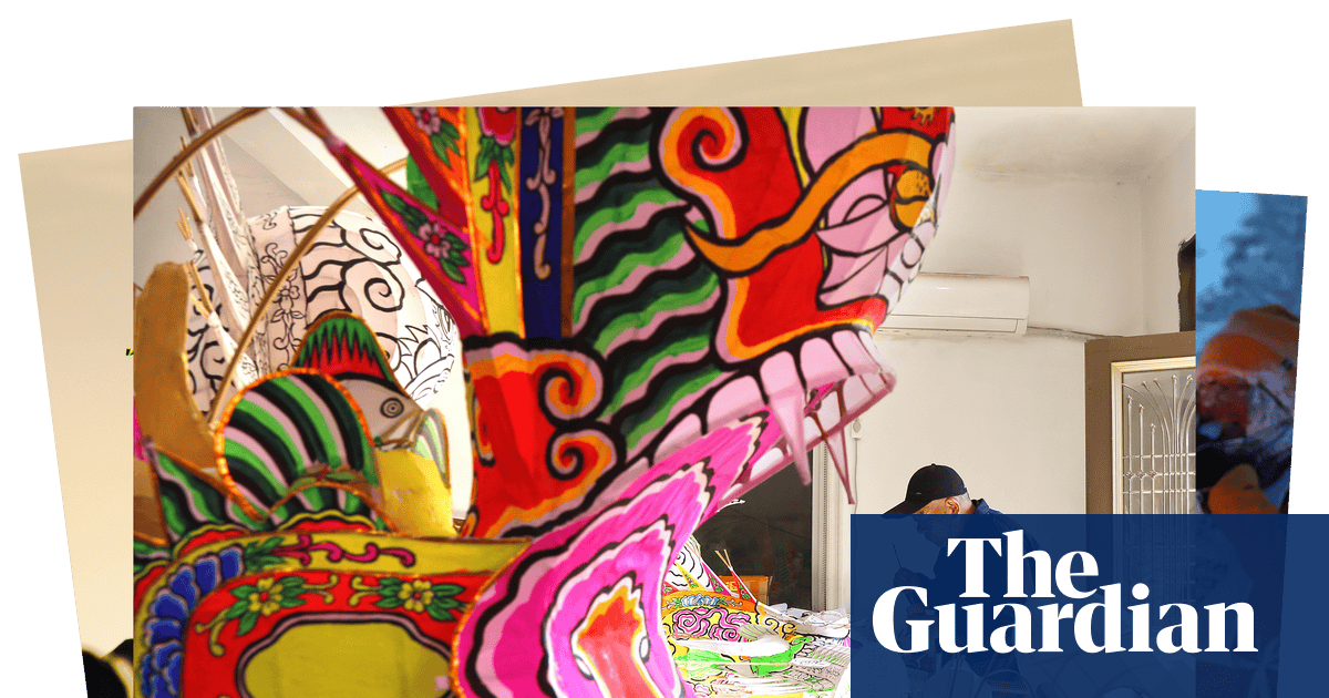 A paper dragon and a cold marathon