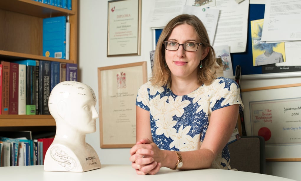 Sarah-Jayne Blakemore, professor in cognitive neuroscience, in her office.