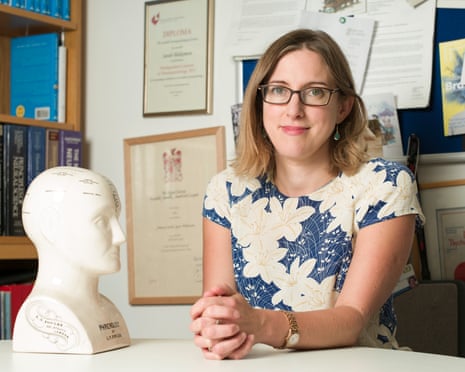 Sarah-Jayne Blakemore, professor in cognitive neuroscience, in her office.