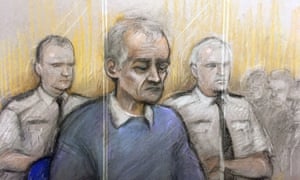 A court artist’s picture of Bennell appearing at Liverpool crown court.