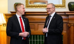 Chris Hipkins and Anthony Albanese