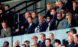 Michael Jackson watches Fulham beat Wigan.