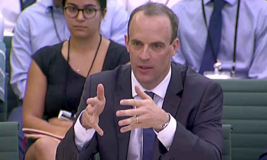 Dominic Raab revealed ‘the extent of his ignorance’ on food production to the Brexit committee during an extended hearing on Tuesday.