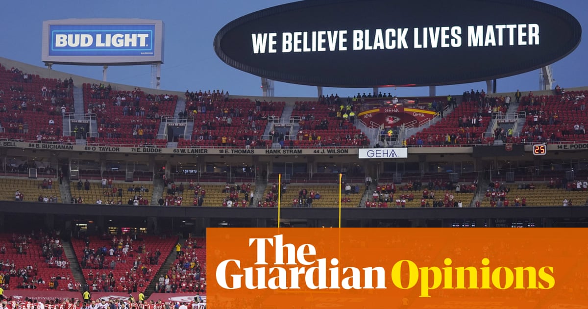The boos at the NFL opener show what many in white America think of equality