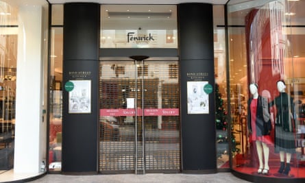 The 130-year-old Fenwick store on London’s  Bond Street.