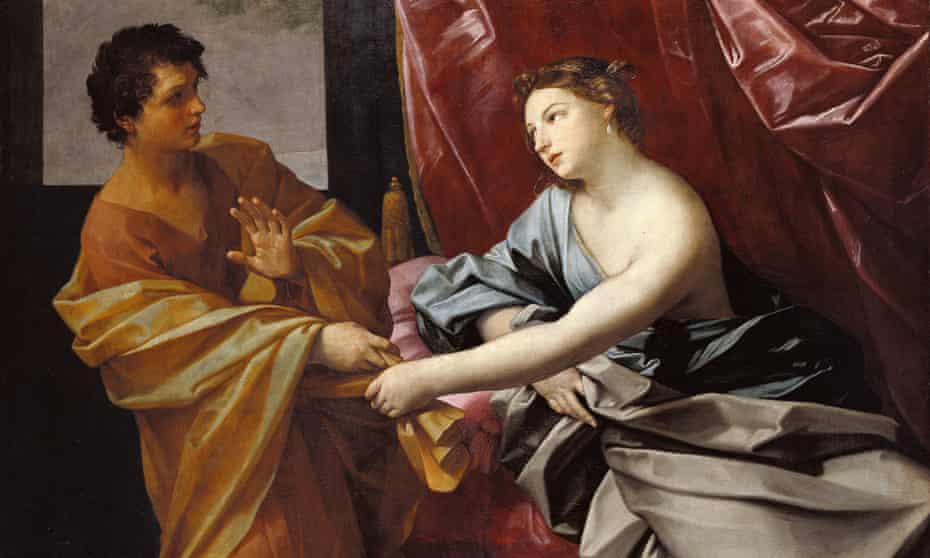 ‘While many would suggest spending more time together, I think the reverse can help: try to rediscover the other.’ Painting: Joseph and Potiphar’s WIfe by Guido Reni.