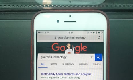 iPhone showing Google as the default Safari search engine