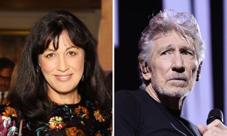 Polly Samson and Roger Waters.