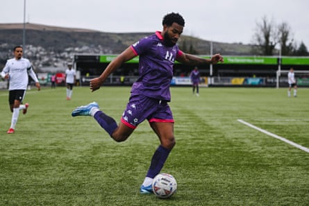 Merthyr Town 7 Bedford Town 1, National League North. Photo by Simon Gill.
