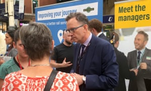 Charles Horton, who has resigned as chief executive GTR, at Victoria Station, London, in 2016.
