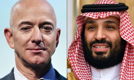 Jeff Bezos and Mohammed bin Salman. 