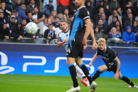 John McGinn of Aston Villa puts his side 1-0 ahead.