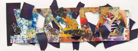 Sam Gilliam’s Pages and Echoes #8, 1998.