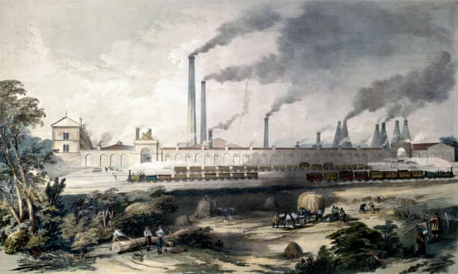 The Cyclops Steel Works in Sheffield in the mid-19th century.