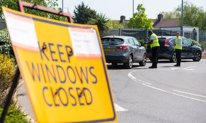 Concerns Over Delays And Errors At Uk Drive In Coronavirus Test Centres Society The Guardian