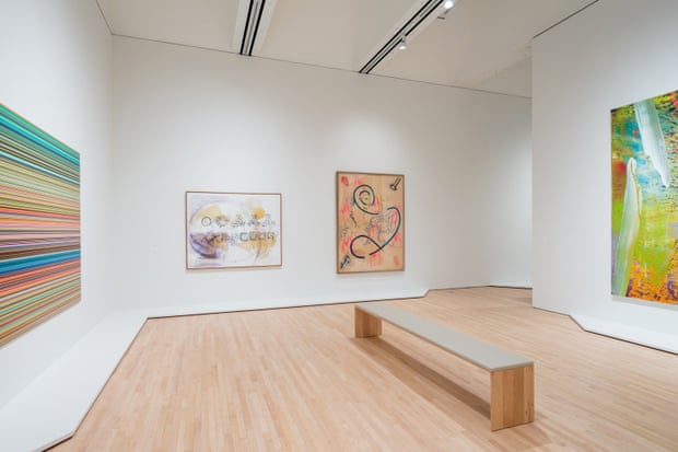 Gerhard Richter and Sigmar Polke paintings on show at SFMOMA.