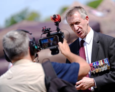 The defence secretary, Dan Jarvis