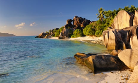 Source d’Argent beach, La Digue, Seychelles.