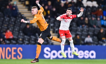 Barnsley’s Conor Chaplin (right) has thrived in his first Championship season.