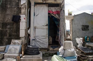 In 1996, Manila North Cemetery residents appealedfor a school, washroom and church. Nothing happened