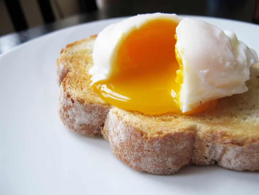 Poached egg on toast