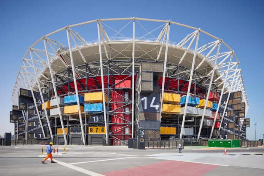 Stadium 974, one of the eight venues that will be used in the World Cup.