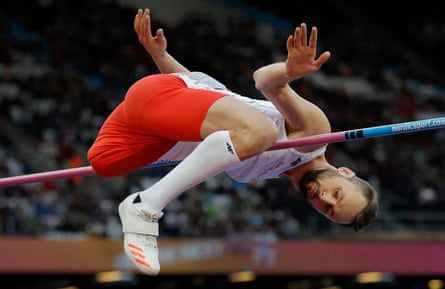 World Para Athletics Championships 2017Lukasz Mamczarz of Poland clears the bar in the men’s high jump T42 final during the World Para Athletics Championships 2017 at the Olympic Stadium on July 22nd 2017 in London.