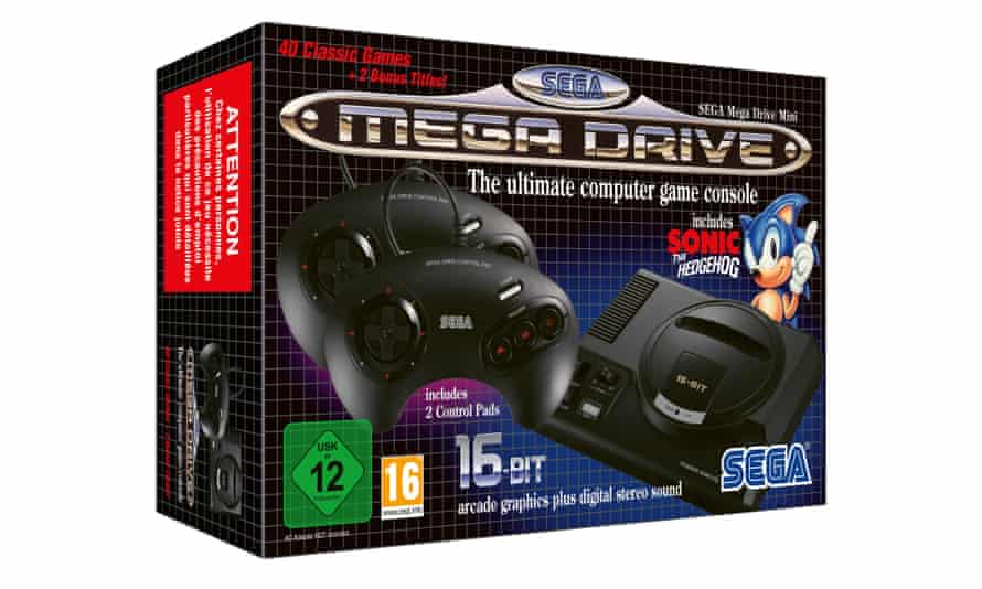 Perfectly modelled … Sega Mega Drive Mini.
