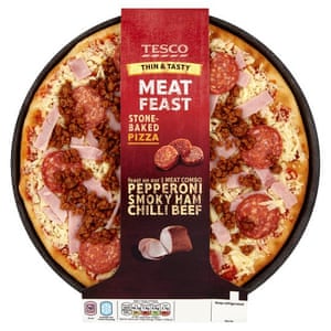 Tesco Meat Feast pizza … 3.6g