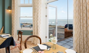 Dining room at the Bay Tree Hotel, Broadstairs, Kent, UK.