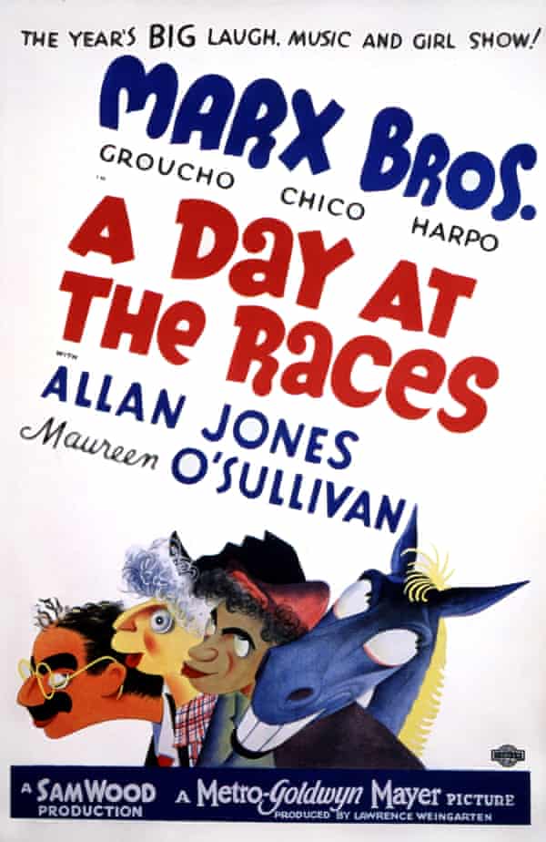 Affiche Une journée aux courses de 1937.