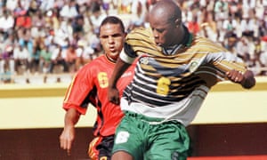 Phil Masinga in action during the African Nations Cup in 1998