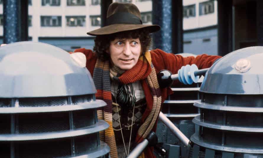 Tom Baker as Doctor Who.