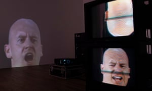 Anthro/Socio (Rinde Spinning) by Bruce Nauman.